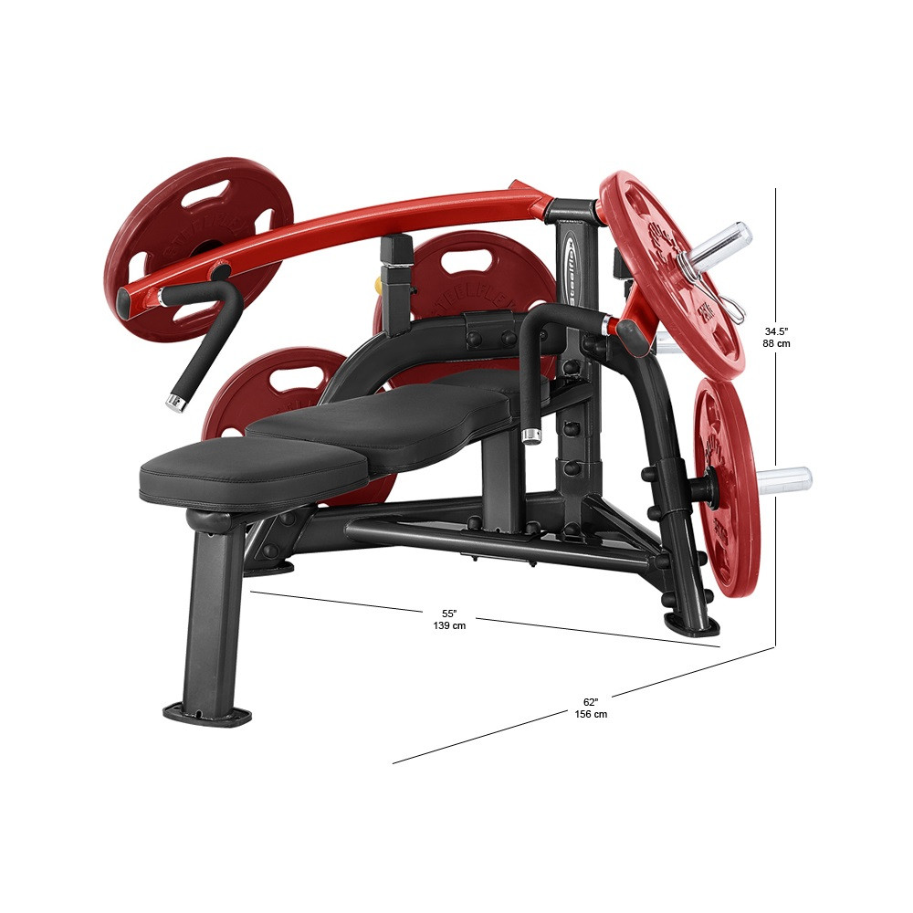 Aparat Impins Piept Steelflex PlateLoad Line PLBP - imagine 3