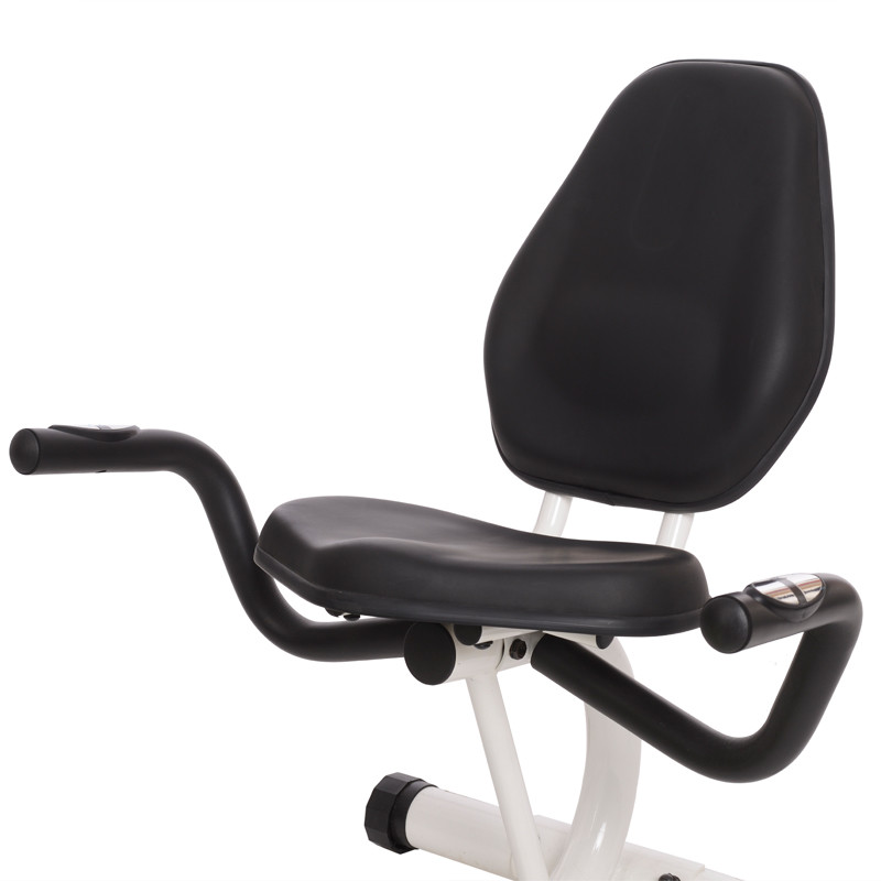 Bicicleta Magnetica Recumbent HMS R9259, alb-verde - imagine 3