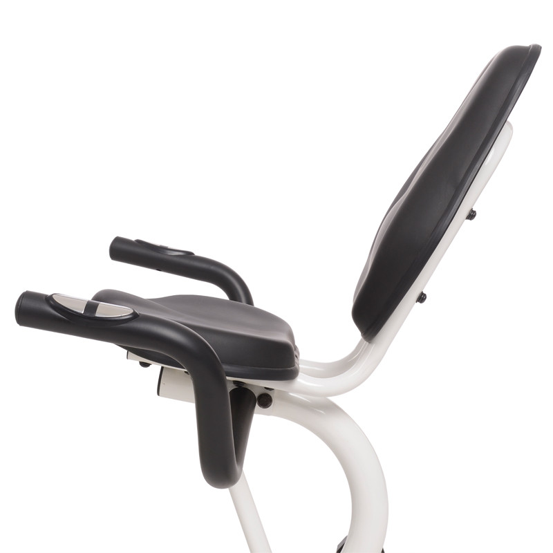 Bicicleta Magnetica Recumbent HMS R9259, alb-verde - imagine 4