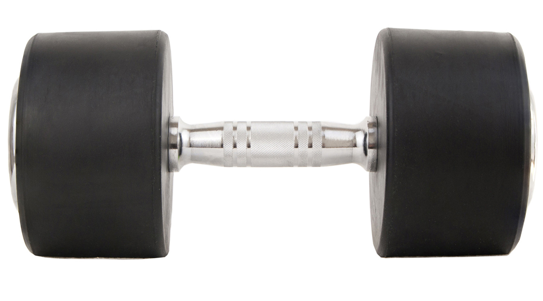 Gantera cauciucata Sportmann Deluxe 50 kg - imagine 3