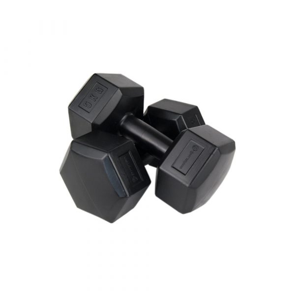 Gantere PVC cu ciment 2x5kg Sportmann