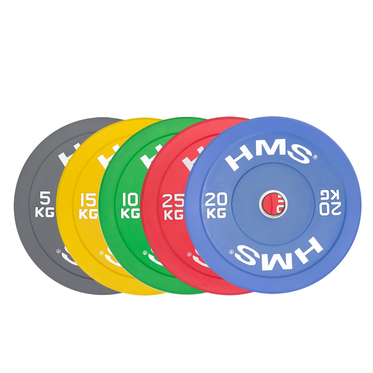 Greutate Bumper Plate HMS CBR5 10kg/51mm - imagine 5