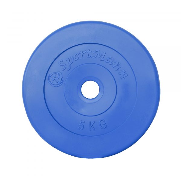 Greutate PVC cu ciment 5kg/31mm Sportmann