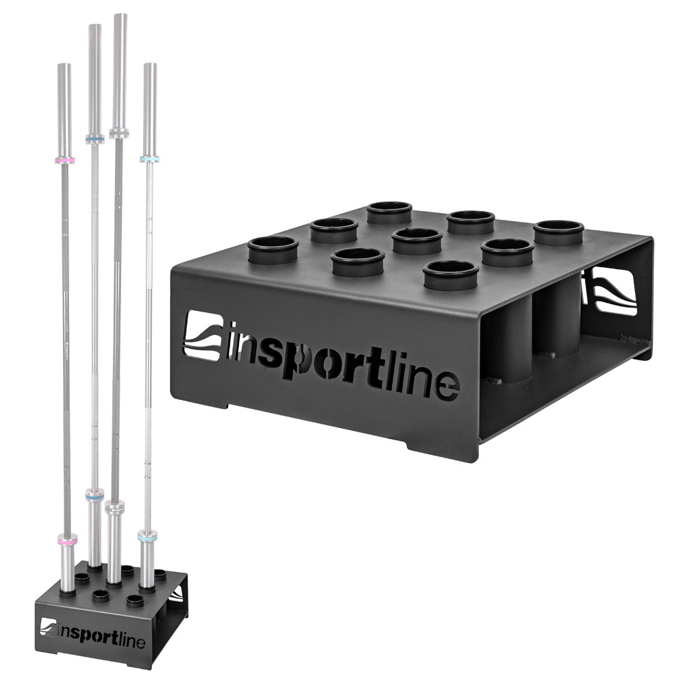 Suport Bare Haltere Olimpice inSPORTline Racky - imagine 4