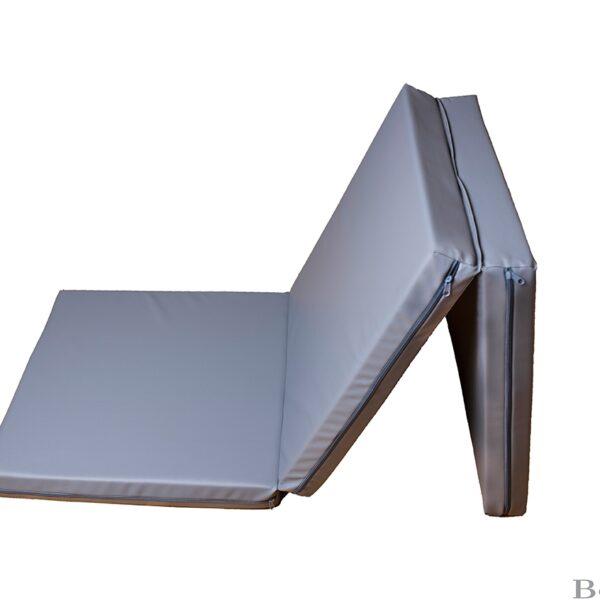 Saltea fitness pliabila gri, 180x60 cm, BenchK